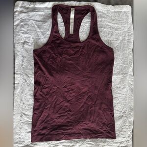 Lululemon Swiftly Tech Tank Maroon Size 6